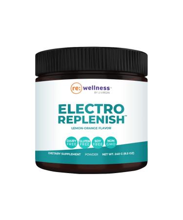Reignite Wellness by JJ Virgin Electroreplenish Electrolyte Powder - Naturally Flavored Lemon-Orange Electrolyte Replacement & Hydration Powder for Energy Production & Stress Support (8.5oz)
