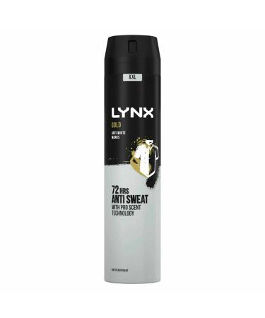 Lynx Gold Anti White Marks Antiperspirant 250ml 250 ml (Pack of 1)