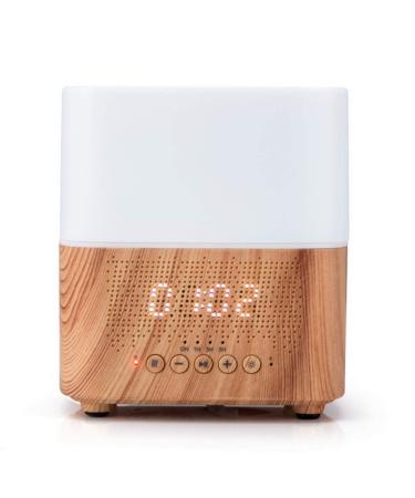 Zen'ar me - fragrance lamp Tempo - humidifier for essential oils - ultrasound aromatherapy nebulizer - electrical room fragrance diffuser with bluetooth loudspeaker lighting and o'clock