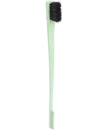 Qukaim Brow Brush Eyebrow Brush Double Head Wheat Makeup Beauty Tools for Eyelash Comb and Brow Green - Buy Online on GoSupps.com