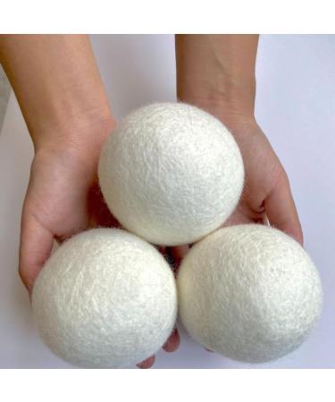 Wool Dryer Balls-Wool Balls Replaces Dryer Sheets-Wool Balls for Dryer-Laundry Balls for Dryer-Machine Anti Winding Shortens(Pack of 4) - Buy Online on GoSupps.com