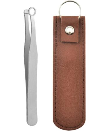 Ipetboom Round Nose Hair Clip Tweezers Set - Facial Hair & Beard Grooming Tools for Men & Women - Stainless Steel Nasal Trimmer & Eyebrow Clipper - Buy Online on GoSupps.com
