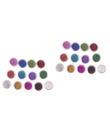 Minkissy 24 Boxes Eyeshadow Powder Kit - Pearl & Glitter Eyeshadow Palette | Assorted Colors 0.04 oz - Perfect for International Shipping - Buy Online on GoSupps.com