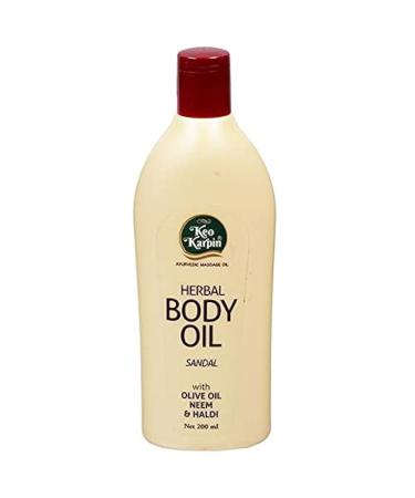keo Georgijewitsch Karpin Herbal Body Massage Sandal Oil with Olive Oil. Neem and Turmeric 100ml