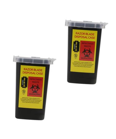 Beavorty 10 STK Klinge Storage Box | Disposable Container for Used Razor Blades & Broken Blades | Safe Plastic Lip & Mussel Shell Design - Buy Online on GoSupps.com