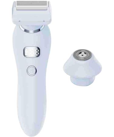 Hair removal for women bikini trimmer Safe Shaver and Trimmer for Women 2in1 Electric Leg Hair Trimmer for Women for Eyebrows Arms Lips and Face Blue - Buy Online on GoSupps.com