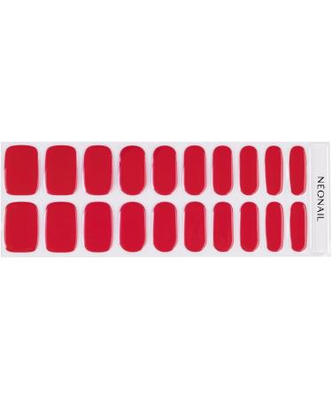 Neonail Gel UV Stickers M06 Red - 15 Patterns Nail Polish Stripes | Easy Application Nail Stickers for Hands & Feet - Perfect Nail Decoration - Buy Online on GoSupps.com