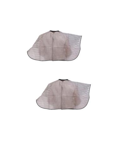 FOMIYES 2 pcs color depositing shampoo mini formal dress shampoo for men hair coloring cape hairdressing 80x55cmx2pcs