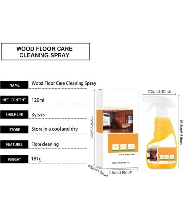 Wood Floor Care Cleaning Spray - Enhance Shine Nourish & Extend Life - Safe Quick & Convenient (3 Pcs - Buy Online on GoSupps.com