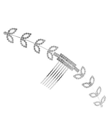 Fomiye's setting of the ear brackets with rhinestone face holder buckle of the face cover Strass-headband mask European and American street stones white extension
