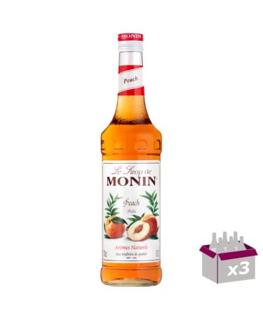 Pack of 3 Syrup Peach 1L