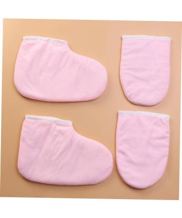 Mipcase 6 Paires couverture de spa pour les pieds mains s ches isol s de cire paraffine de spa isolants th rapeutiques de paraffine le pied rose - Buy Online on GoSupps.com