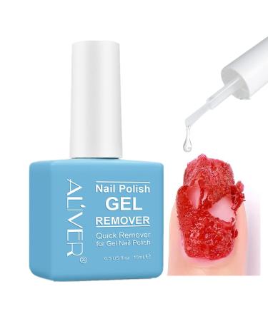 Gel Nail Polish Remover, Professional Gel Polish Remover For Nails, Remove Soak-Off Gel Polish, Peel Off Gel Manicure In 3-6 Minutes Safely