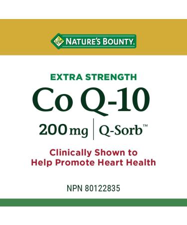 Nature's Bounty Co Q10 Extra Strength 200mg Supplement Promotes Heart Health Multi-colored 60 Softgels & Vitamin D3 2500 IU 300 Softgels Helps to prevent Vitamin D deficiency Value Size Co Q10 + VITAMIN 801138 - Buy Online on GoSupps.com
