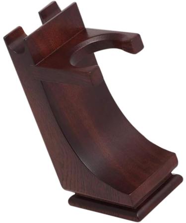Beavorty 2-St Brush Holder & Electric Razor Stand | Wooden Shaving Tool Storage for Men | Premium Beard Grooming Accessory - Buy Online on GoSupps.com