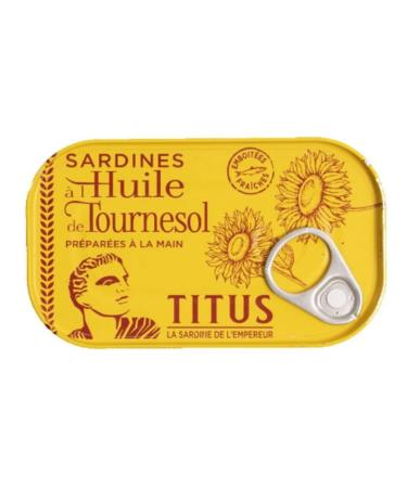 Titus Sardines in Sunflower Oil 48 x 125g
