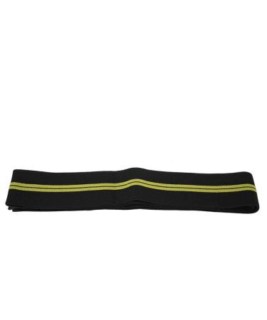 Semme Knee Wraps Compression Elastic Brace for Pain Relief & Support - Black Yellow - Buy Online on GoSupps.com