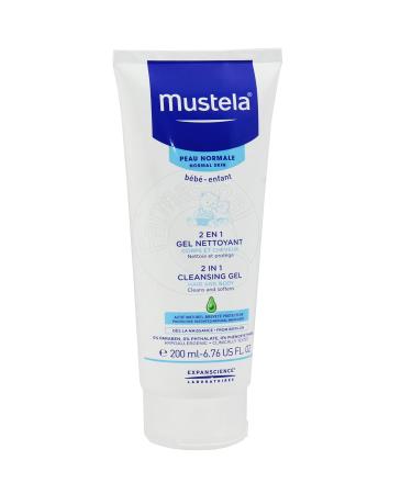 Mustela 2-in-1 Cleansing Gel for Normal Skin 200 ml (Pack of 1)