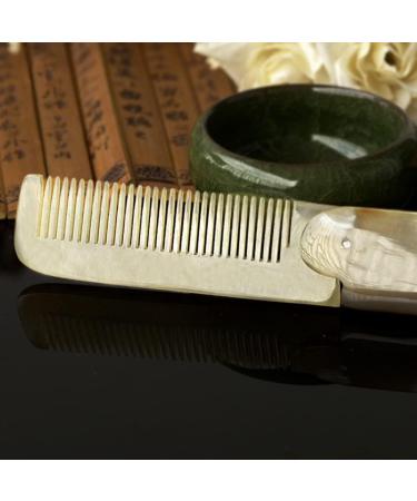 Yak Horn Foldable Beard Comb for Men and Women - Pocket Size Fine Tooth Mustache and Hair Comb - Buy Online on GoSupps.com