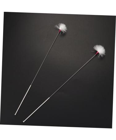 Mikinona 4pcs Portable Earwax Pickers with Metal Handles and Soft Goose Plume Tips Spiral Decompression Ear Cleaning Tools for Safe and Comfortable Earwax Removal at Home Random Color - Buy Online on GoSupps.com