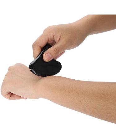 Verdant Touch Shab Tool Set - Natural Obsidian Double-End Scooter Facial Roller and Gua Sha for Massage & Ski Therapy | Premium 2-Part Spa Collection - Buy Online on GoSupps.com