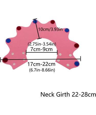 Adjustable Cat Recovery Collar 2 PCS Crown Shape Post Surgical Soft Pet Protection Collar for Kitten Cats Puppy (Pink & Yellow) Rose Yellow M - Buy Online on GoSupps.com