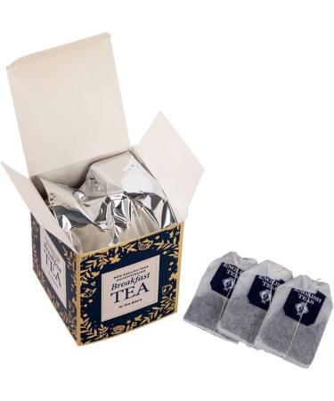 New English Teas Navy Tea Carton with 10 Decaffeinated English Breakfast Teabags - Buy Online on GoSupps.com