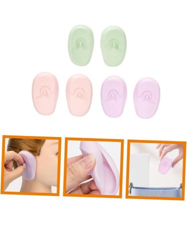 NOLITOY Earmuffs - 3 Pairs Colored Ear Covers for Hair Drying & Showering | Pink Bathroom Accessories & Ear Protection - Buy Online on GoSupps.com