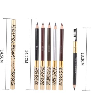 VINTORKY 2pcs Makeup Eyebrow Pencils Brown Eyebrow Pencil Micro Brow Pencil Grey Eyebrow Pencils Puff Wooden 1 count (Pack of 1) As Shown - Buy Online on GoSupps.com