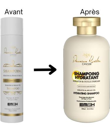 Premium Keratin Caviar kit d'hydratation intense et de r paration - 2 x 300ml - Buy Online on GoSupps.com