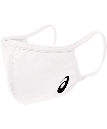 ASICS Face Cover Logo 3033B422-102 Unisex BRILLIANT WHITE/PERFORMANCE BLACK L