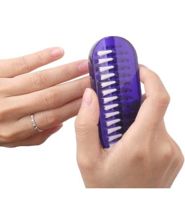 4pcs Nail Brush Two-sided nail brush cleaner Scrubbing Brushes for Nail Makeup (Random Color) - Buy Online on GoSupps.com