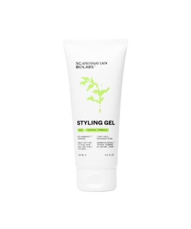 Scandinavian Biolabs Natural Styling Gel 100ml - Does not dry out scalp or hair - Develops soft hold and high shine with emphasis on hair health