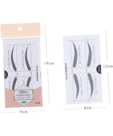 PLAFOPE Eyebrow Template 2 Make up Kits Diy Eyebrow Stencil Beauty Kit Eyebrow Card Eyebrow Stickers Makeup Tools A607 Simple - Buy Online on GoSupps.com