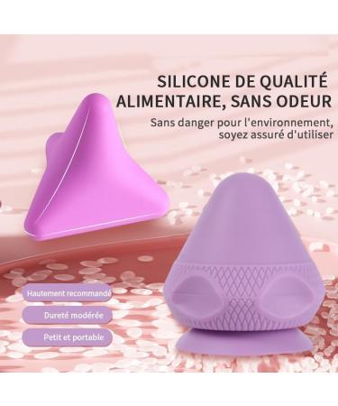 2xk-Nov 2-Part Trigger Point Massager with Suction Cup Back Neck & Full Body Pain Relief | Purple - Buy Online on GoSupps.com