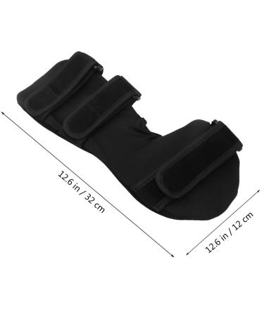 Gloves Holder Fix Plate for Hand Wrist Splint & Thumb Brace | Black Fracture Support 32x12cm - Buy Online on GoSupps.com