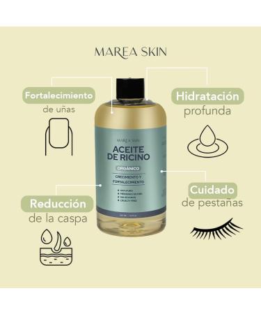 100% Pure Cold Pressed Castor Oil - Organic Paraben-Free Hair & Eyelash Growth - 8.44 oz - Buy Online on GoSupps.com