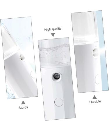 BELLIFFY 1pc Hydrating Instrument Mini Mister Electric Mist Sprayer Face Steamer Cool Facial Mister White Abs - Buy Online on GoSupps.com