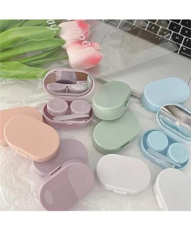 Buy KCHYCV Mini Contact Lens Container - Pink Travel Set for Students | Portable & Practical Lentil Holder - Buy Online on GoSupps.com