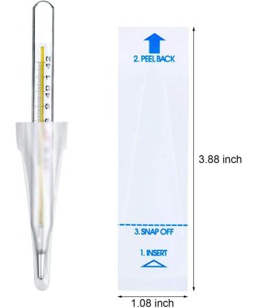 KOYEE 300 Pieces Digital Thermometer Probe Covers Universal Disposable Electronic Thermometer Cover Safe for Digital and Glass Thermometers - Buy Online on GoSupps.com