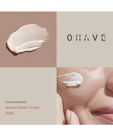 OHAVE Night Cream Vegan Formula, Natural Ingredients, Skin Hydration & Firmness Care, Cruelty-Free, Dermatologist Tested - 45ml - Buy Online on GoSupps.com