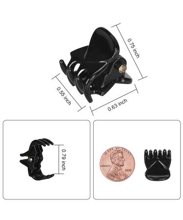 Semjikoy 36 Pcs Mini Hair Clips - Small Jaw Clips for Adults and Children - Ideal for Hairstyle Design - 3 Colours Mix - Buy Online on GoSupps.com