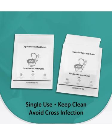 Disposable Toilet Seat Covers 50 Packs Non-Woven Individually Wrapped Clean Safe Skin-Friendly Convenient Soft Non-Slip Moisture-Resistant Suitable for Travel and Business Trips - Buy Online on GoSupps.com