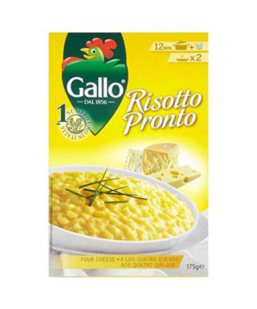 Riso Gallo Risotto Pronto 4 Cheese 175 g - Pack of 2