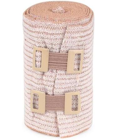 10pcs Skin Color Elastic Bandage Clips - Stretch Metal Clips for Ace Bandages & Large Bandaids | Replaceable Adhesive Wrap Clips for All Bandage Types - International Shipping Available - Buy Online on GoSupps.com