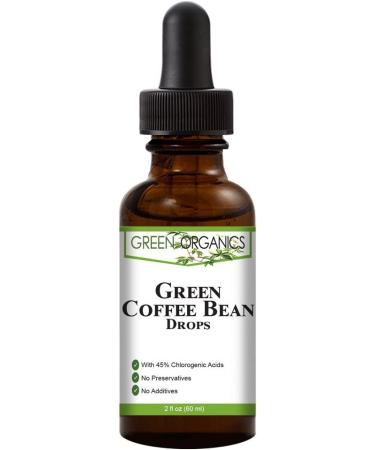 Green Organics Green Coffee Bean Liquid Extract - 2 Fl Oz | Weight Loss Supplements | Suppresses Appetite, Boosts Metabolism | 100% Natural | No Preservatives or Additives - Buy Online on GoSupps.com