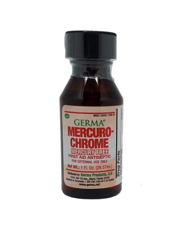 MercuroChrome Antiseptic 1oz - Prevent Infection in Cuts, Scrapes, and Burns - Pack of 3 - Buy Online on GoSupps.com