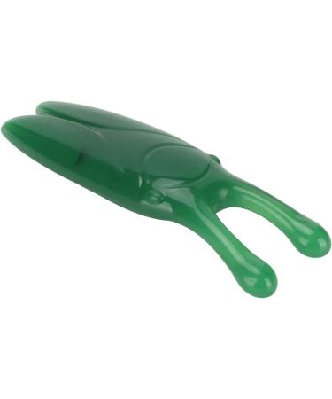 Verdant Touch Gua Sha Facial Tool - High Bridge Nose & Jaw Swelling Reduction - Green Gua Sha Massage Tool for Glowing Skin - Buy Online on GoSupps.com