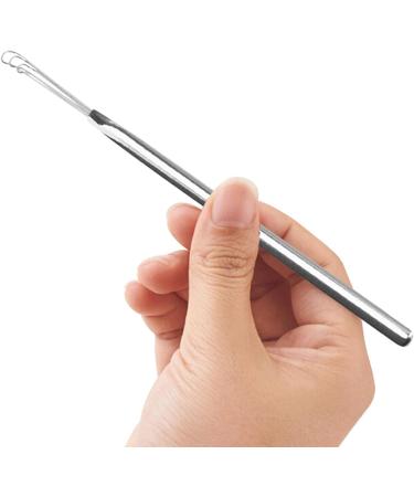 SSWERWEQ Ear wax removal tool Health Care Stainless Steel Ear Pick Cleaner Ear Cleaning Tool Portable Dig Ear Curette Tools Digging Earpick Cleaner Ear Spoon - Buy Online on GoSupps.com