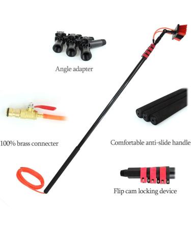 Window Cleaning Equipment Window Cleaning Brush Extension Cleaning Pole 3.6M-9M Waterfed Telespole System For Photovoltaic Panel Cleaning Trucks Windows Window Glass Wall/20Ft/6M - Buy Online on GoSupps.com